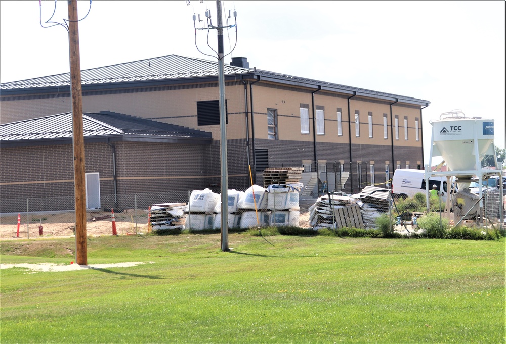 August 2023 construction operations of $11.96 million transient training brigade headquarters at Fort McCoy