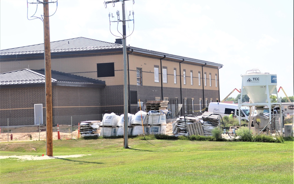 August 2023 construction operations of $11.96 million transient training brigade headquarters at Fort McCoy