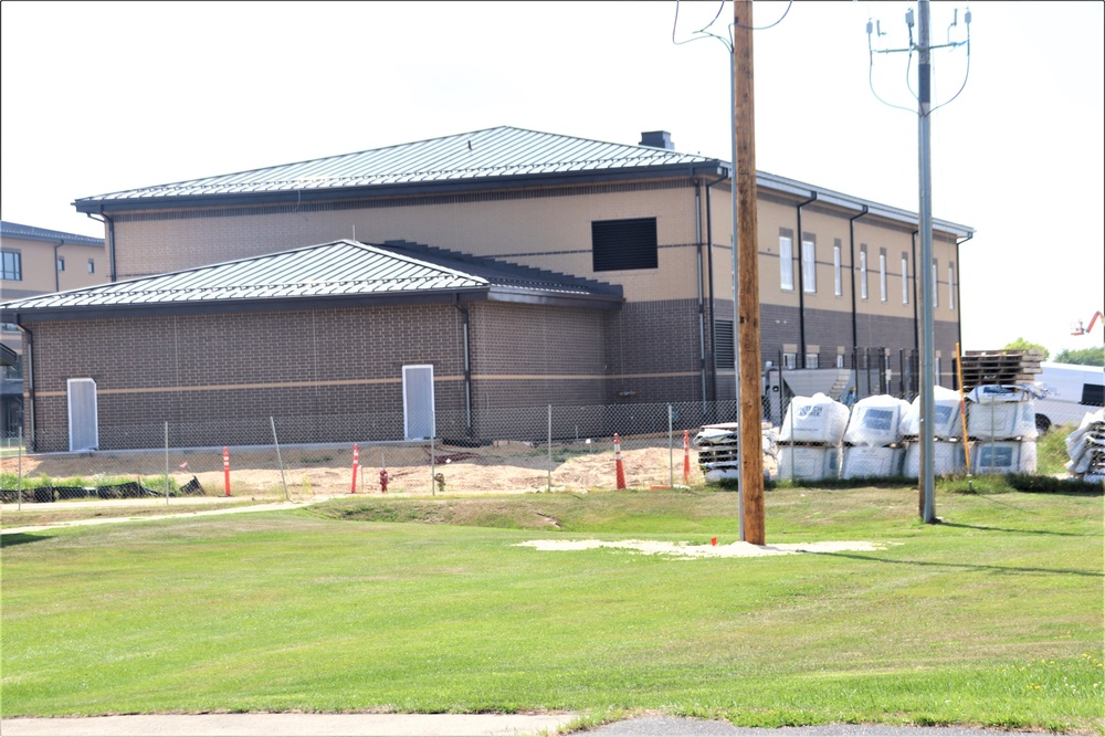 August 2023 construction operations of $11.96 million transient training brigade headquarters at Fort McCoy