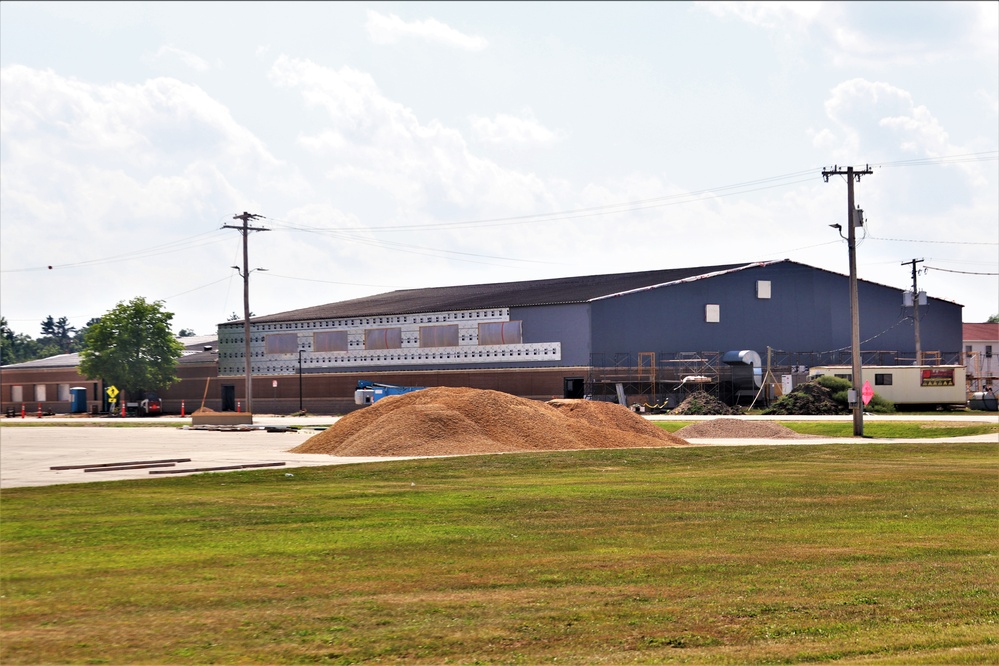 Fort McCoy’s fitness center renovation continues