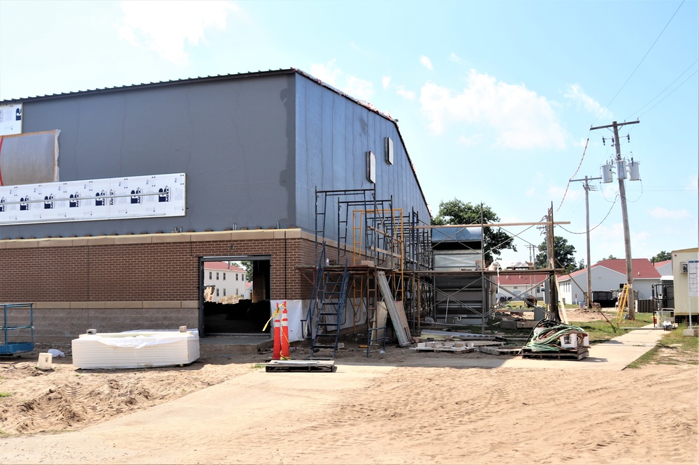 Fort McCoy’s fitness center renovation continues