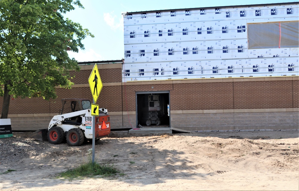 Fort McCoy’s fitness center renovation continues