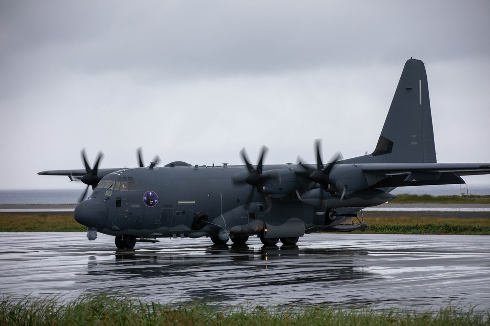 AC-130 arrives at Shemya