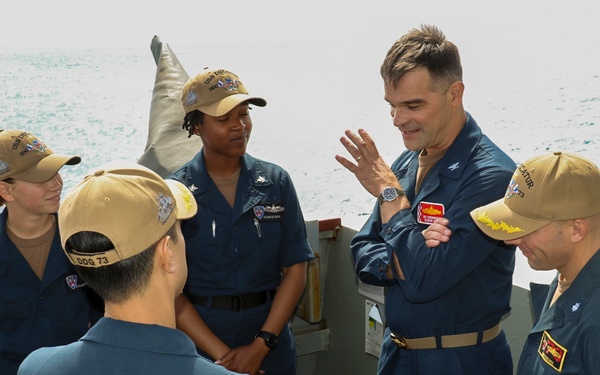 Commander, Destroyer Squadron 9 Visits USS Decatur (DDG 73)