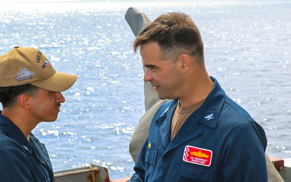 Commander, Destroyer Squadron 9 Visits USS Decatur (DDG 73)