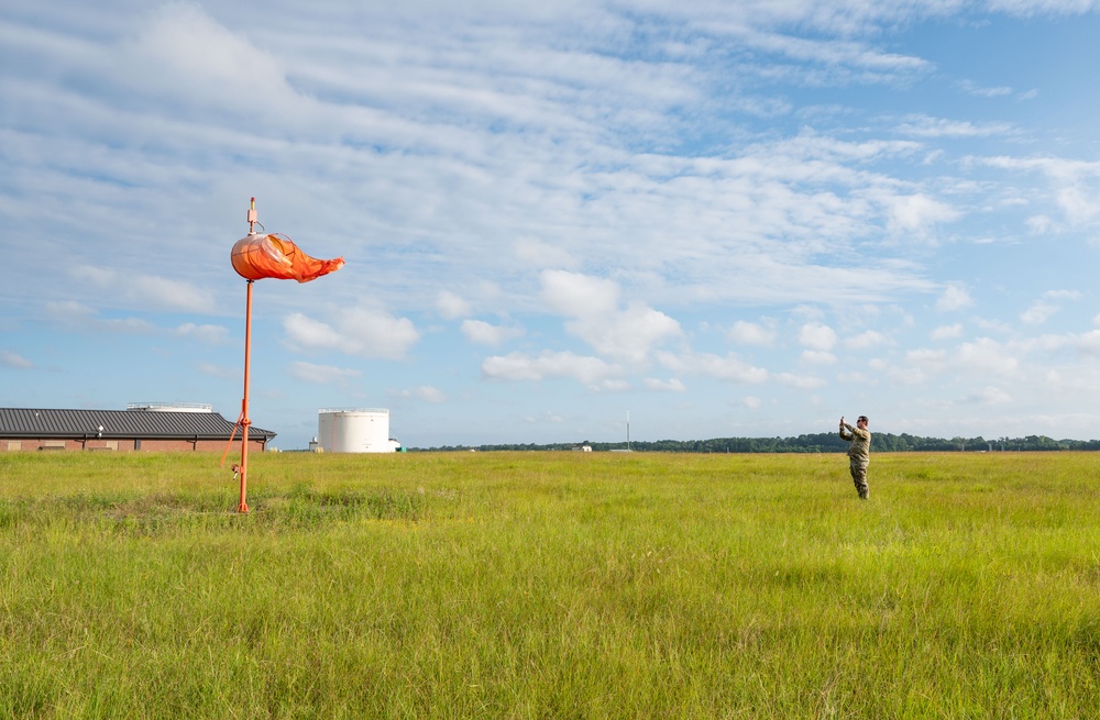 437th OSS conducts airfield inspection after Hurricane Idalia