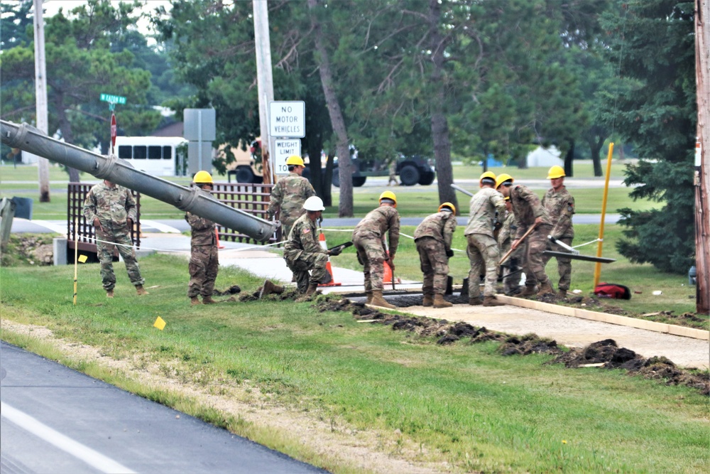 Training operations for Combat Support Training Exercise 86-23-02