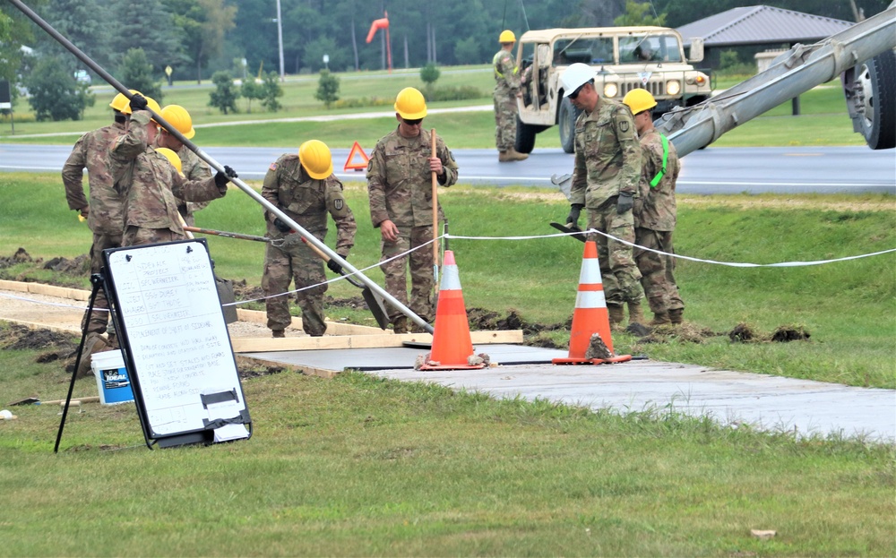Training operations for Combat Support Training Exercise 86-23-02