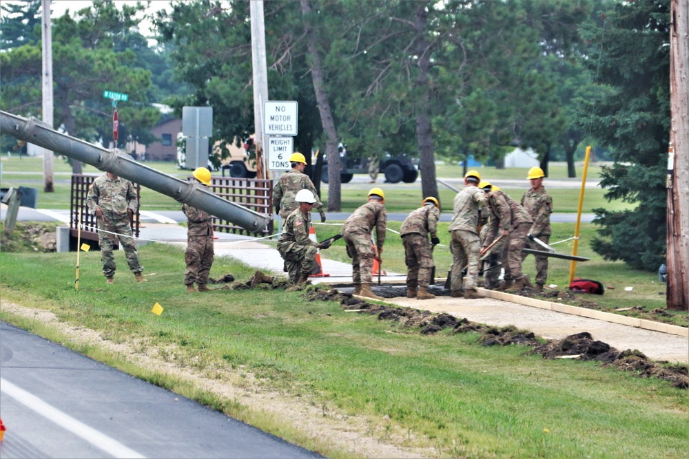 Training operations for Combat Support Training Exercise 86-23-02