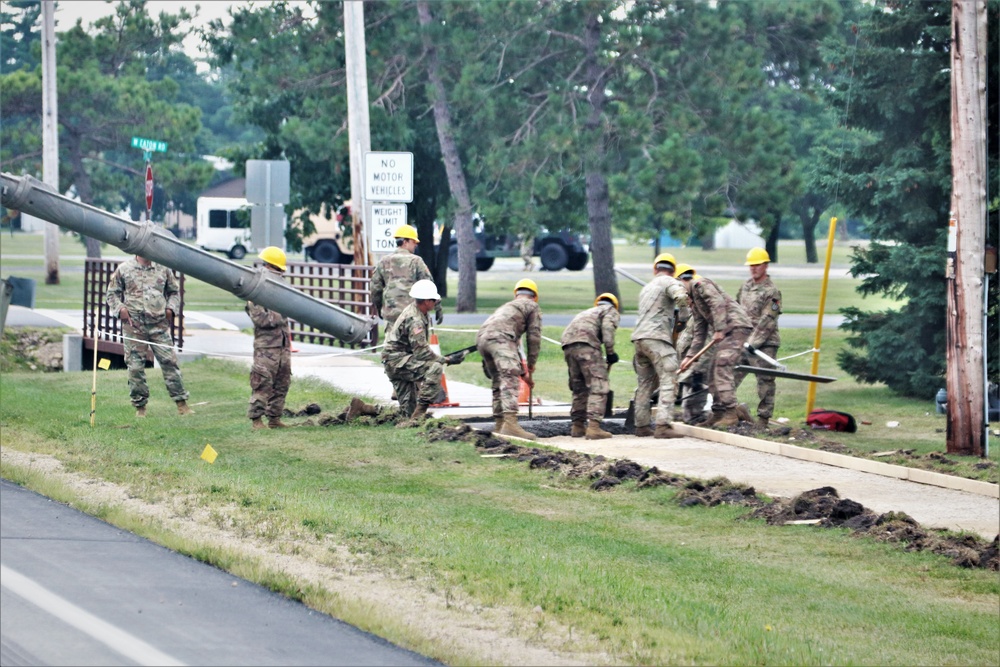 Training operations for Combat Support Training Exercise 86-23-02