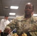Master Sgt. Yarbrough Judges a Dish in the 10th Division Sustainment Brigade Culinary Challenge