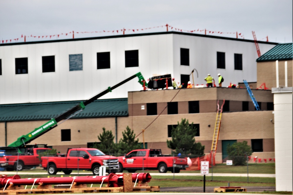 Army Corps of Engineer-led project at Sparta-Fort McCoy Airport, cantonment area underway for new roofing at Fort McCoy