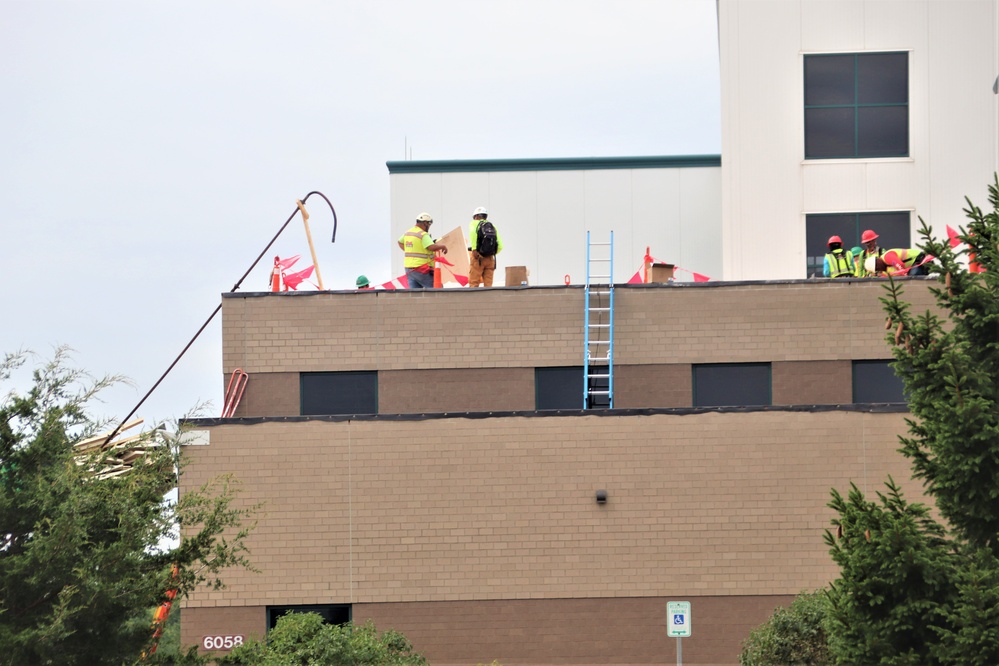 Army Corps of Engineer-led project at Sparta-Fort McCoy Airport, cantonment area underway for new roofing at Fort McCoy