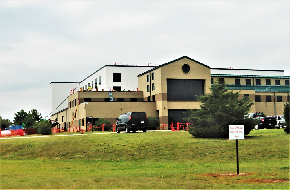 Army Corps of Engineer-led project at Sparta-Fort McCoy Airport, cantonment area underway for new roofing at Fort McCoy