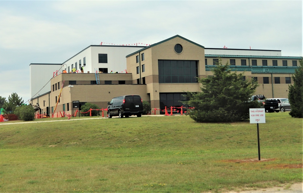 Army Corps of Engineer-led project at Sparta-Fort McCoy Airport, cantonment area underway for new roofing at Fort McCoy