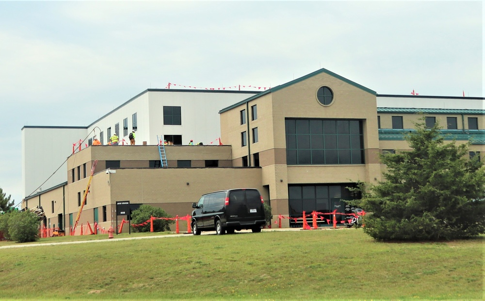 Army Corps of Engineer-led project at Sparta-Fort McCoy Airport, cantonment area underway for new roofing at Fort McCoy