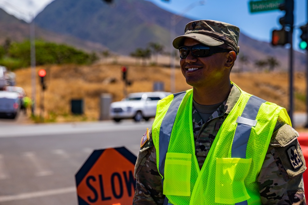 JTF-50's Dedicated Safety Efforts Continue in Lahaina After Wildfire