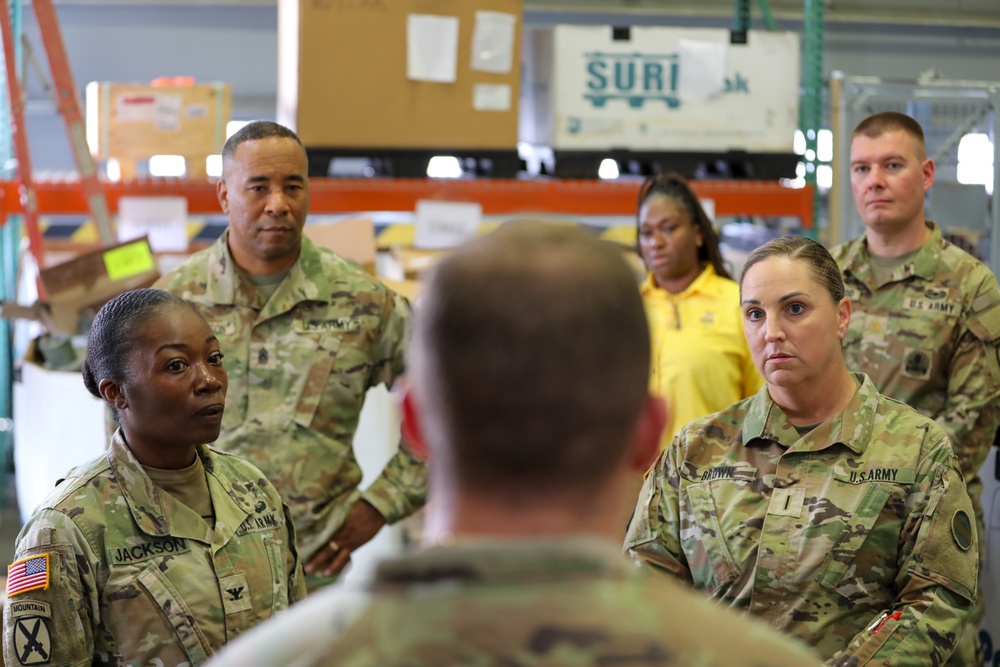 DVIDS - Images - 1st Lt. Gianonne Answers Questions During a FORSCOM G4 ...