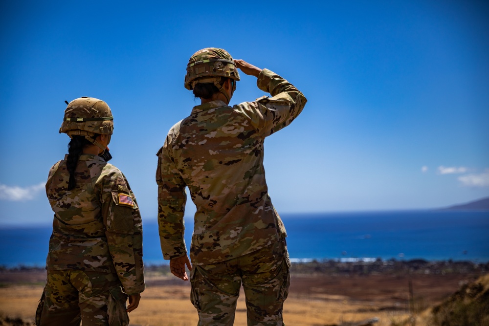 JTF-50's Dedicated Safety Efforts Continue in Lahaina After Wildfire