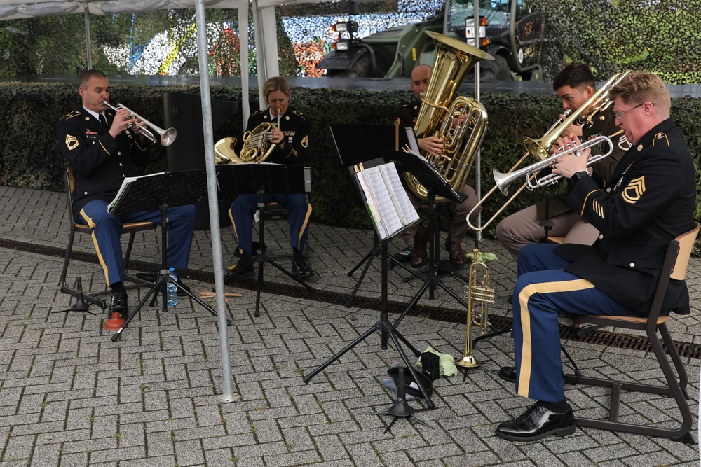 4th Infantry Division's Ivy Brass ensemble performs during Brandenburg Night