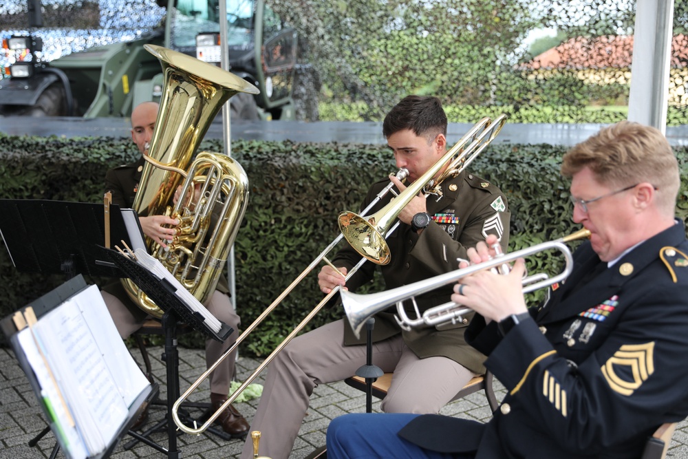 4th Infantry Division's Ivy Brass ensemble performs during Brandenburg Night