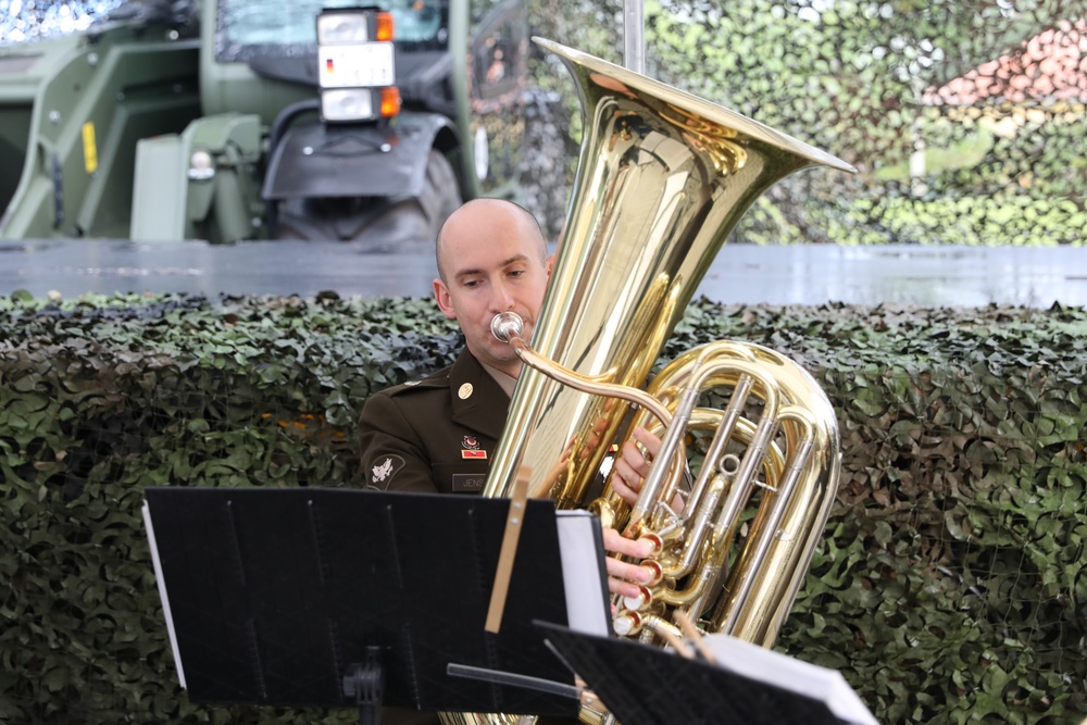 4th Infantry Division's Ivy Brass ensemble performs during Brandenburg Night