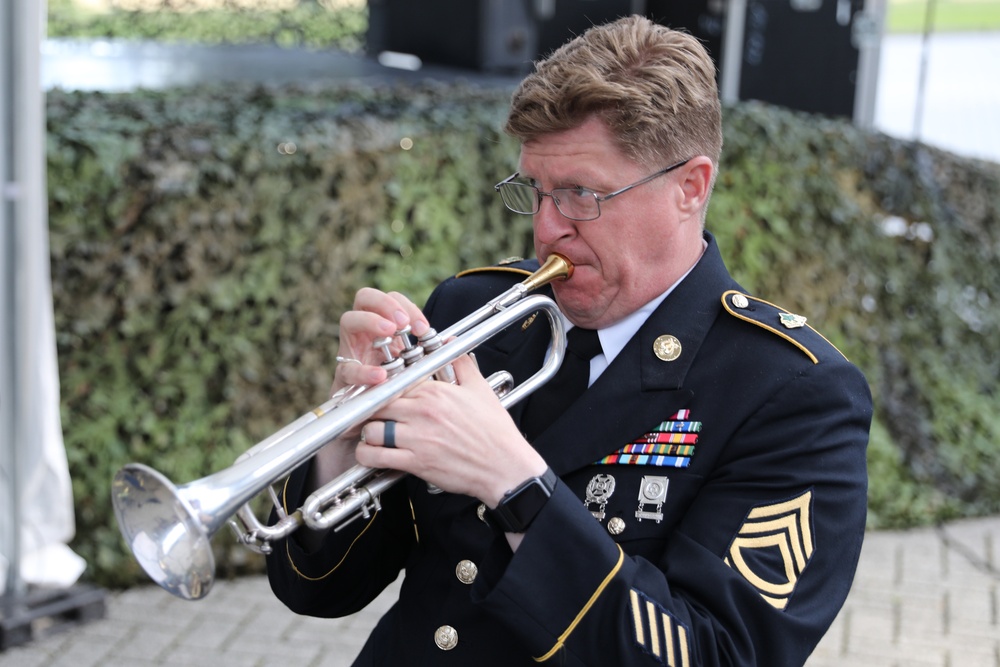 4th Infantry Division's Ivy Brass ensemble performs during Brandenburg Night