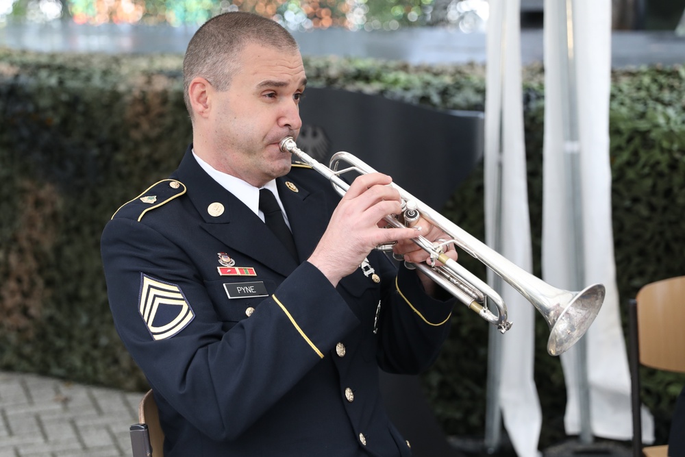 4th Infantry Division's Ivy Brass ensemble performs during Brandenburg Night