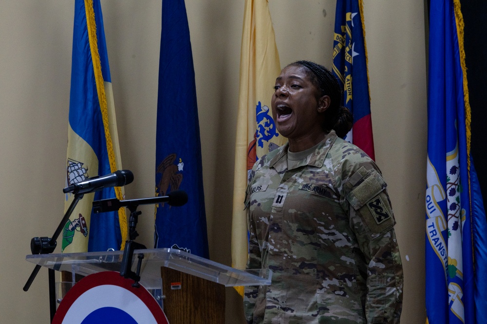 13th Armored Corps Sustainment Command participates in a Transfer of Authority