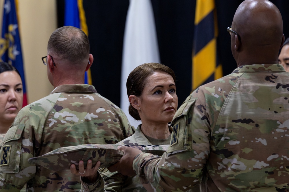 13th Armored Corps Sustainment Command participates in a Transfer of Authority