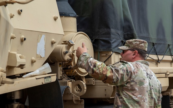 228th BSC Soldiers provide logistical support for Arcane Thunder 23