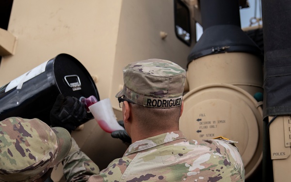 228th BSC Soldiers provide logistical support for Arcane Thunder 23