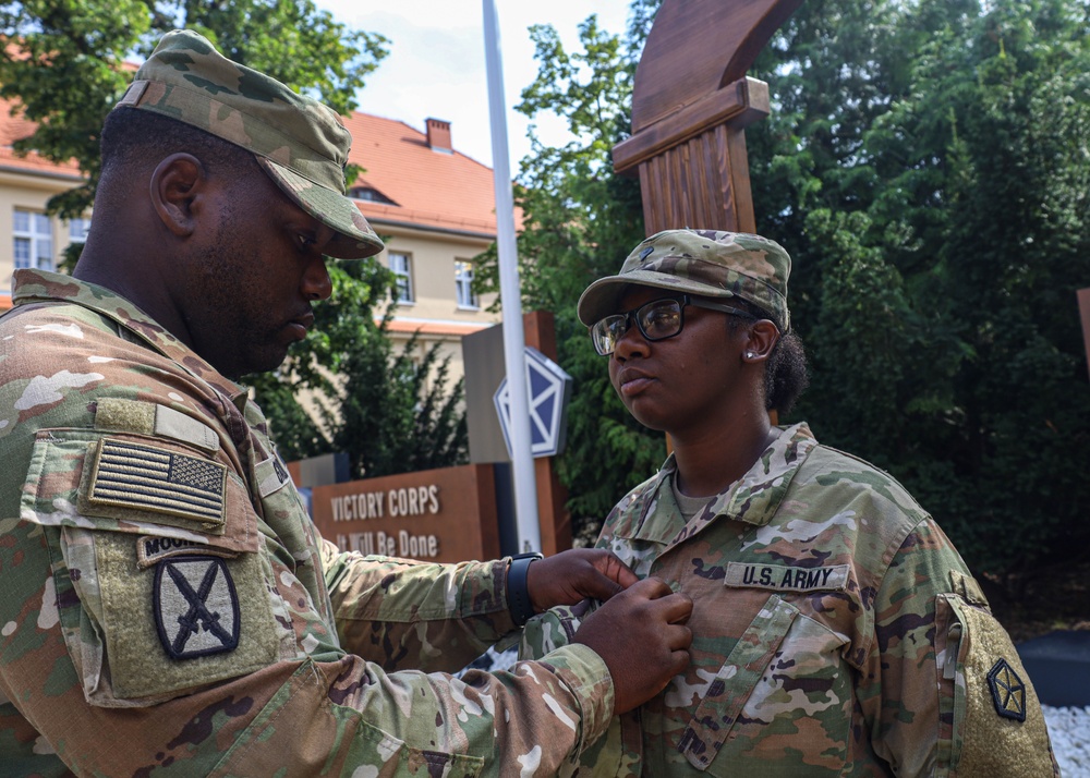 V Corps Forward Company promotes new NCO