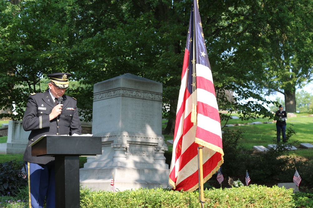 Benjamin Harrison Presidential Wreath Laying Ceremony