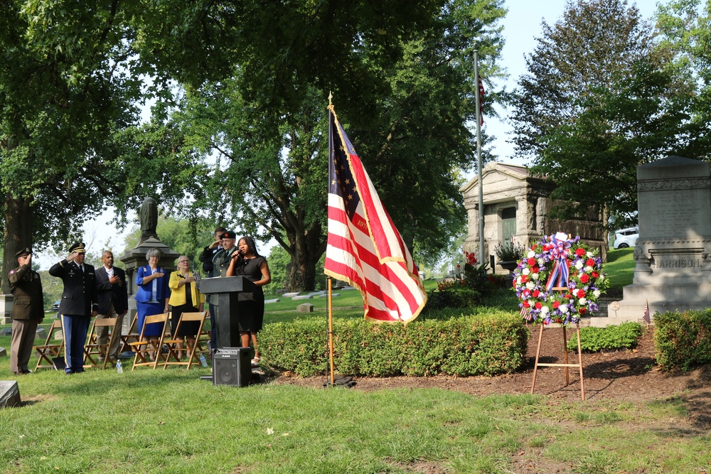 Benjamin Harrison Presidential Wreath Laying Ceremony