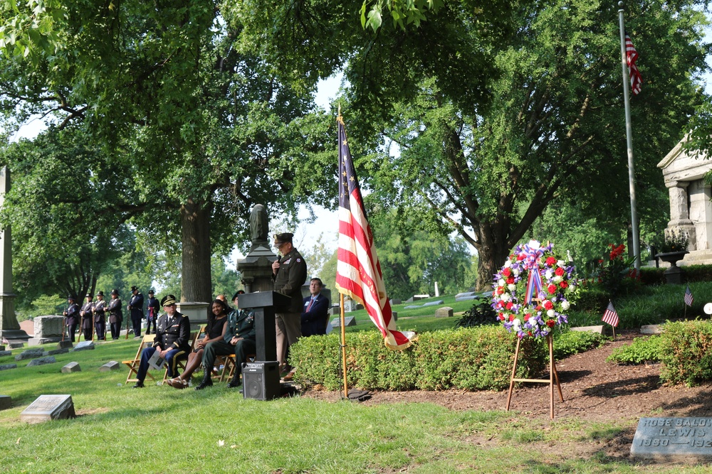 Benjamin Harrison Presidential Wreath Laying Ceremony