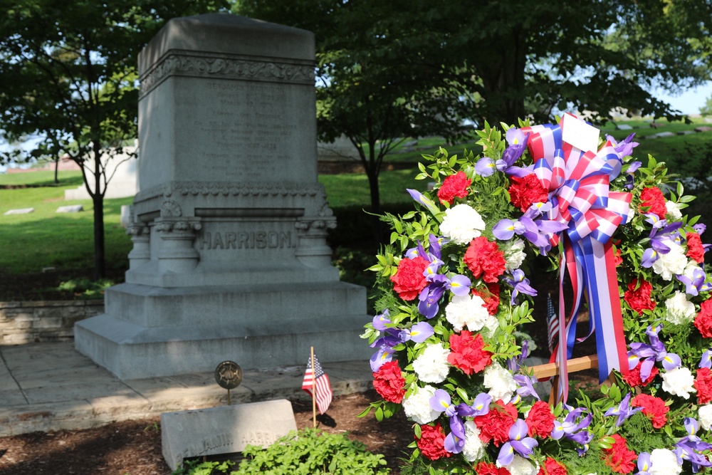 Benjamin Harrison Presidential Wreath Laying Ceremony