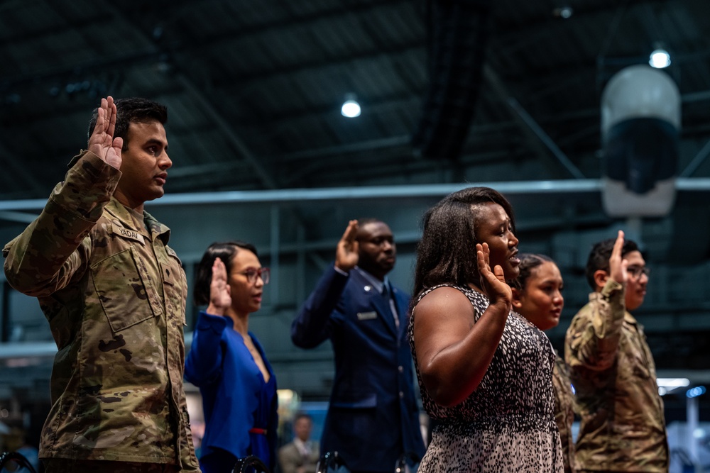 NMUSAF Naturalization Ceremony