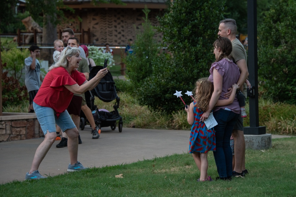 Let the wild rumpus start! 137th SOW Airmen escape to zoo after dark