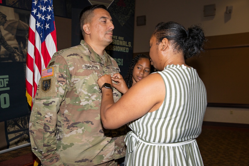 1st Infantry Division conducts lateral promotion