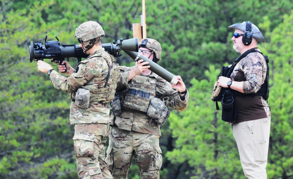 Fort Dix – 1 BN 175 INF Battalion Trains with the Carl Gustav Recoilless Rifle