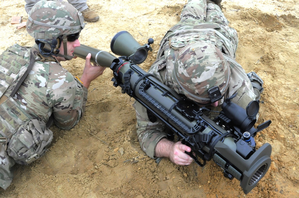 Fort Dix – 1 BN 175 INF Battalion Trains with the Carl Gustav Recoilless Rifle