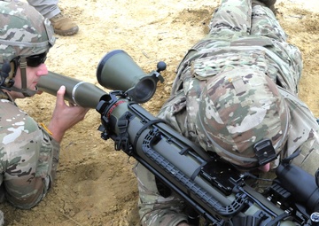 Fort Dix – 1 BN 175 INF Battalion Trains with the Carl Gustav Recoilless Rifle