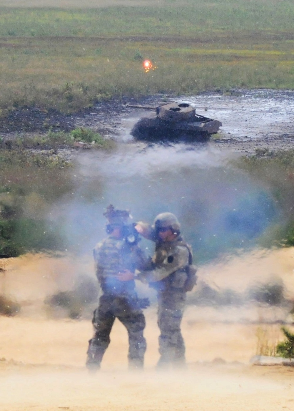 Fort Dix – 1 BN 175 INF Battalion Trains with the Carl Gustav Recoilless Rifle
