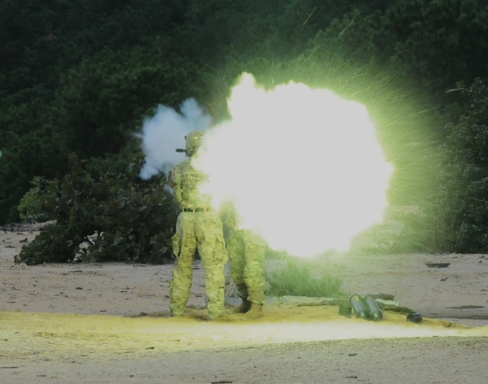 Fort Dix – 1 BN 175 INF Battalion Trains with the Carl Gustav Recoilless Rifle