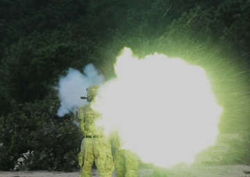 Fort Dix – 1 BN 175 INF Battalion Trains with the Carl Gustav Recoilless Rifle