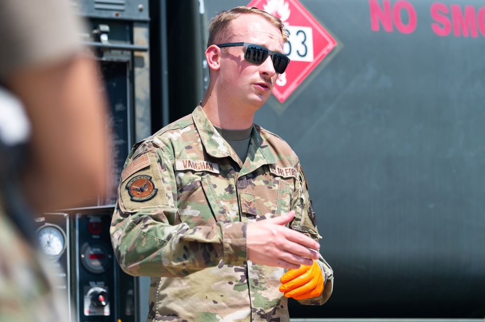 375th LRS holds immersion tour for 375th MSG Airmen