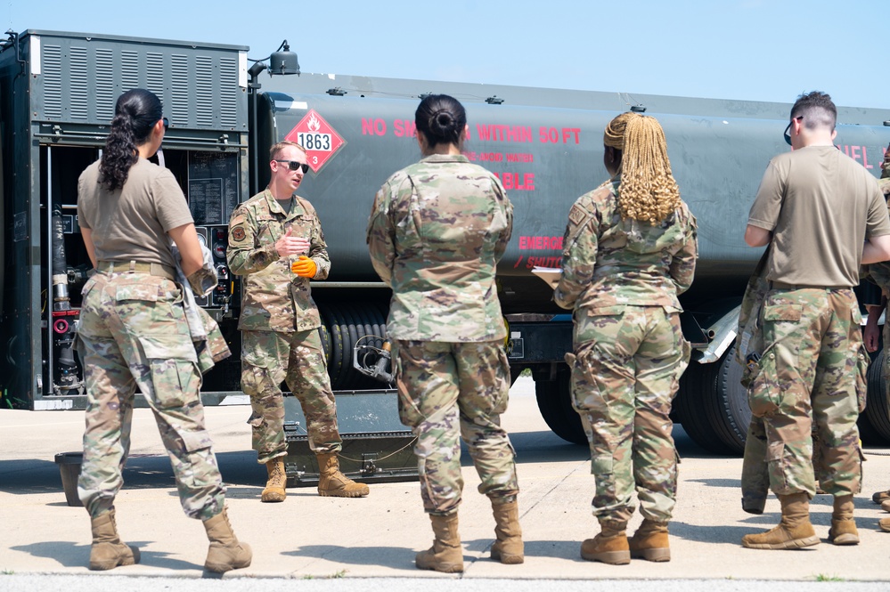 375th LRS holds immersion tour for 375th MSG Airmen