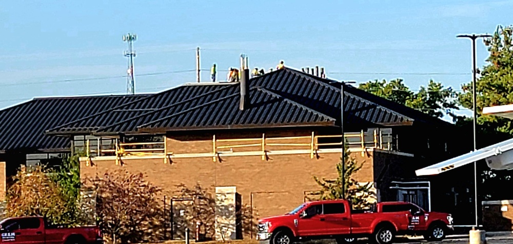 Army Corps of Engineer-led project at Sparta-Fort McCoy Airport, cantonment area underway for new roofing at Fort McCoy