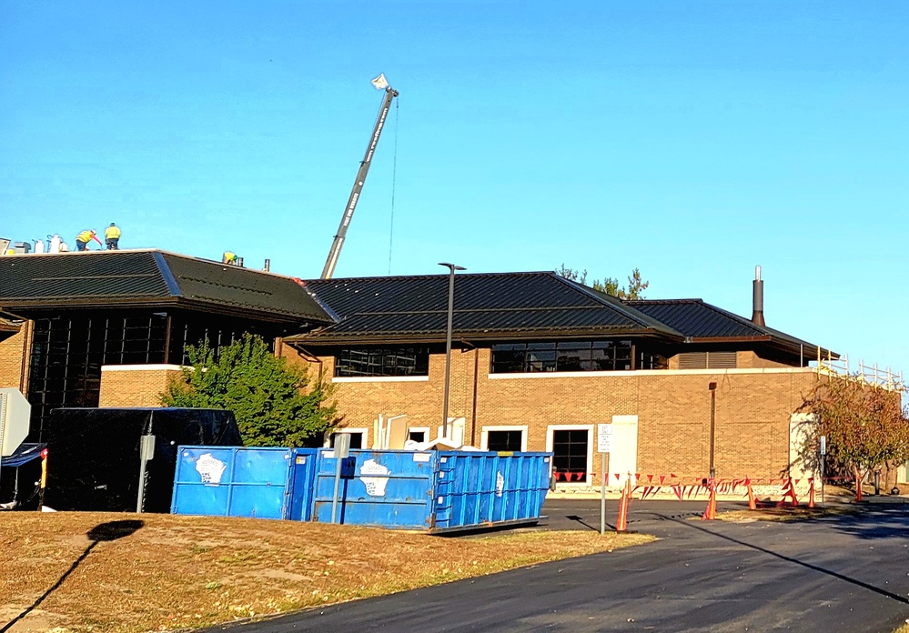 Army Corps of Engineer-led project at Sparta-Fort McCoy Airport, cantonment area underway for new roofing at Fort McCoy